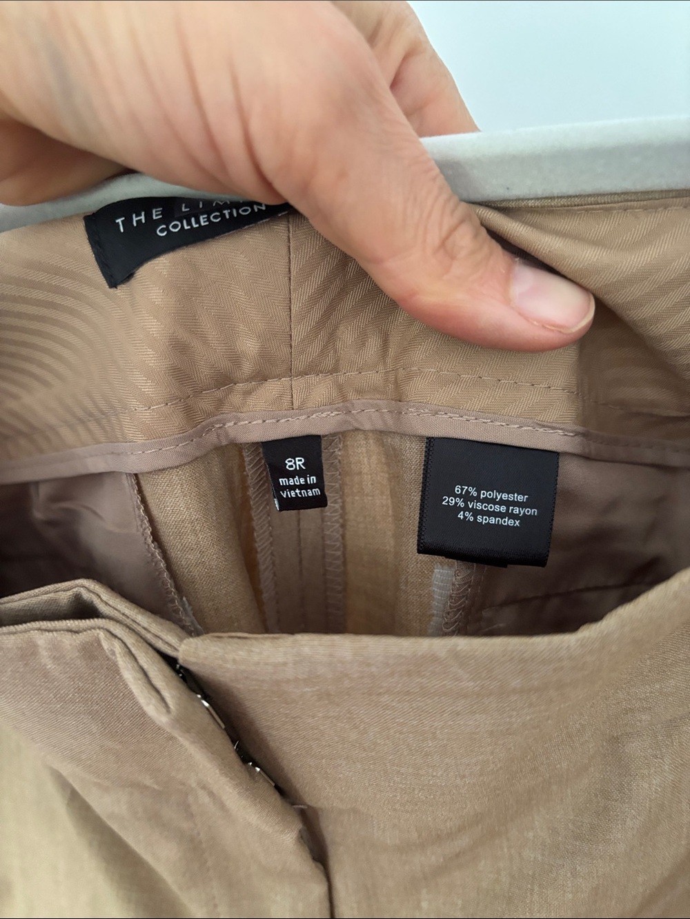 The Limited Women's Camel Brown Blazer and Pants Suit - Picture 11 of 11